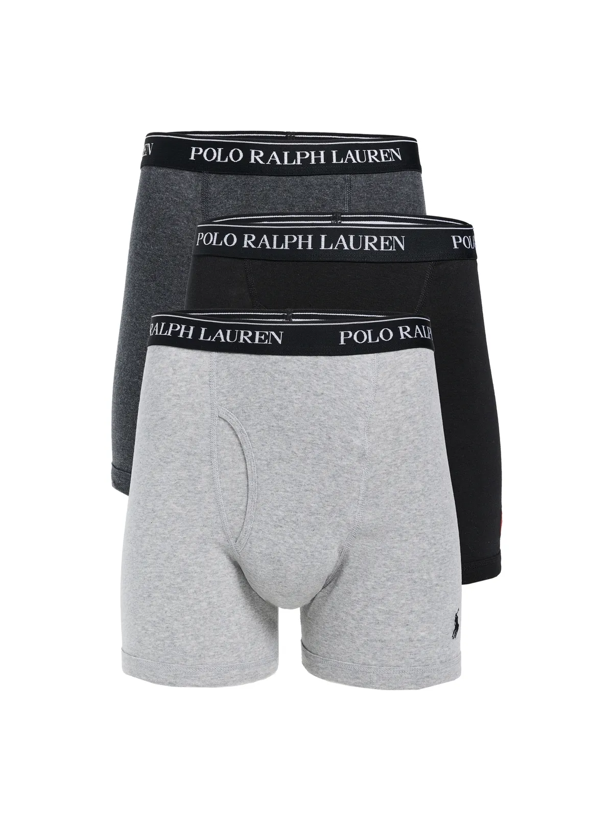 Polo Ralph Lauren Underwear ボクサーブリーフ クラシックフィット コットン 3枚セット アンドーバー／マディソン／ポロブラック - 画像1