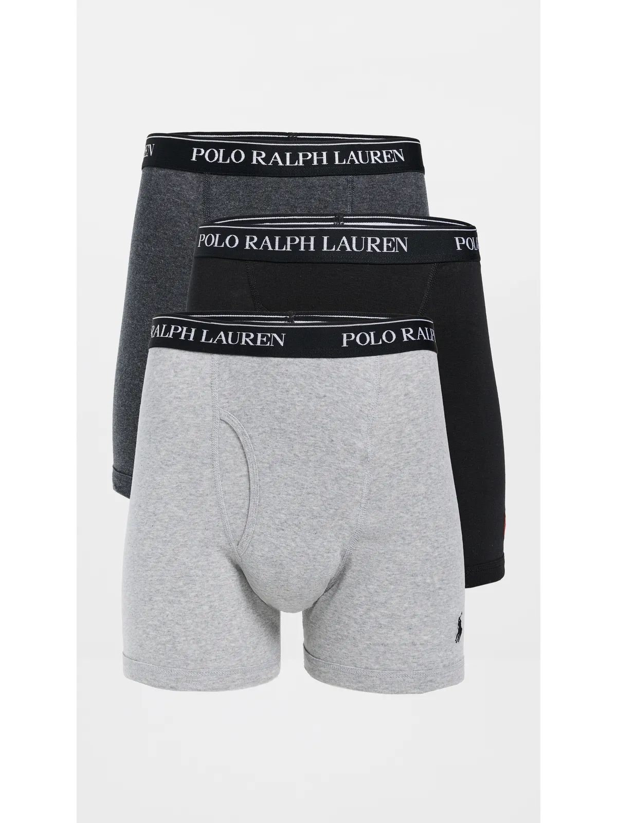 Polo Ralph Lauren Underwear ボクサーブリーフ クラシックフィット コットン 3枚セット アンドーバー／マディソン／ポロブラック - 画像2