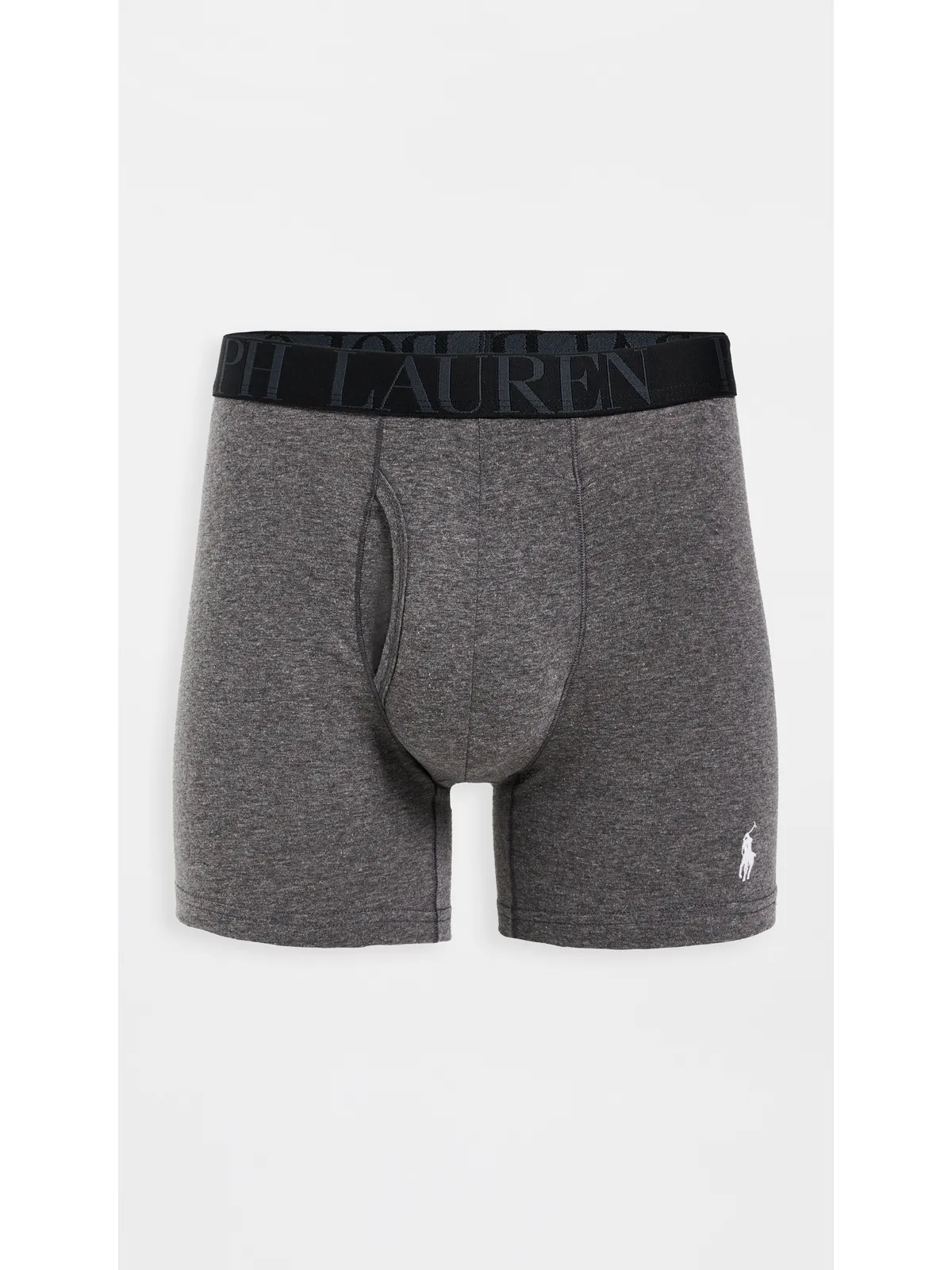 Polo Ralph Lauren Underwear ストレッチ クラシックフィット ボクサーブリーフ 3枚組 アンドーバー/チャコール/ポロブラック - 画像3