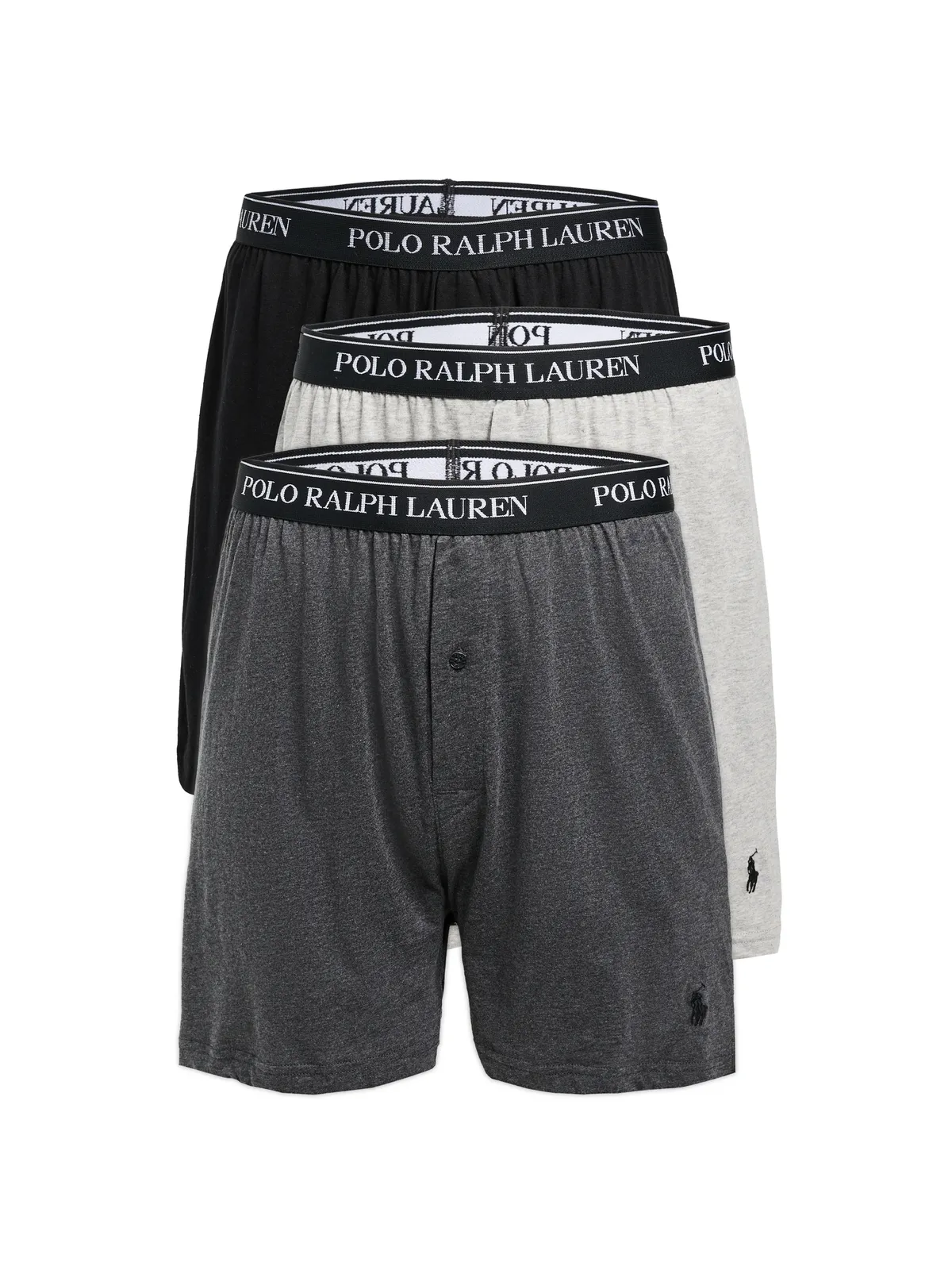 Polo Ralph Lauren Underwear ポロ ラルフ ローレン アンダーウェア クラシックフィット ニット ボクサー 3枚組 アンドオーバー/マディソン/ポーロブラック - 画像6
