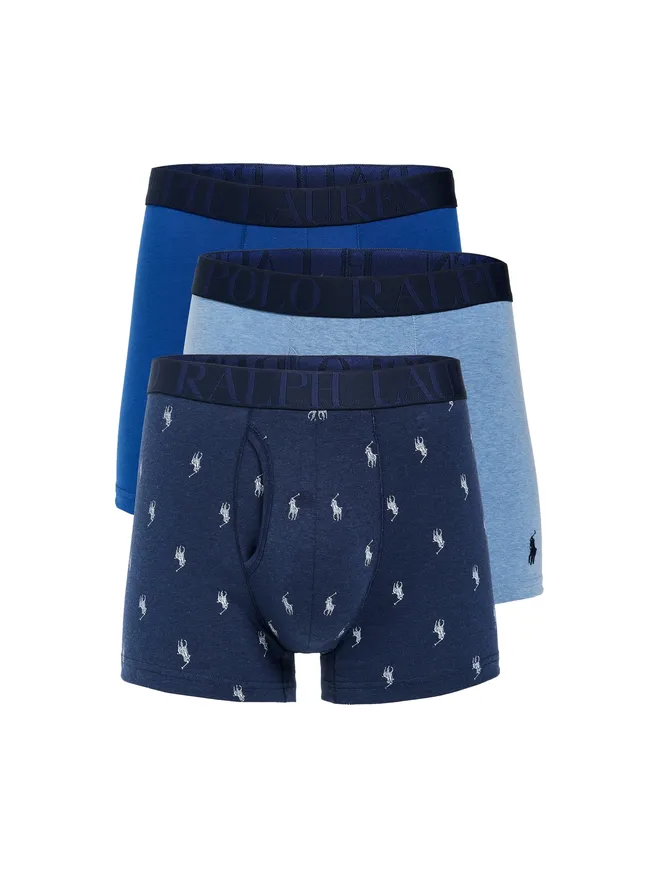 Polo Ralph Lauren Underwear Polo Ralph Lauren Underwear ストレッチ クラシックフィット トランクス 3枚パックの商品画像