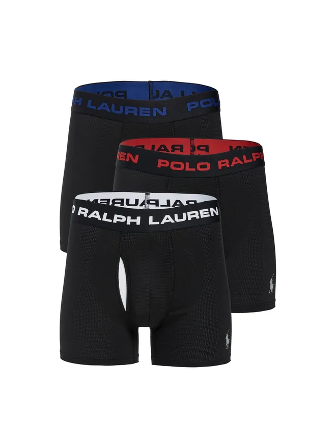 Polo Ralph Lauren Underwear Polo Ralph Lauren Underwear ボクサーブリーフ 3枚パック ポロブラックの商品画像