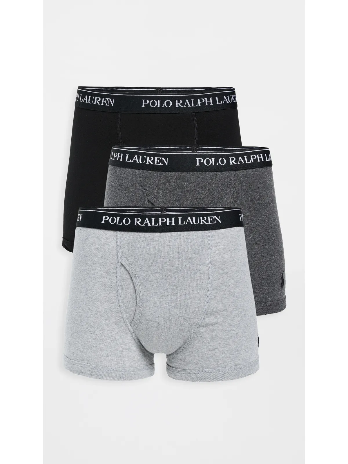 Polo Ralph Lauren Underwear アンダーウェア クラシックフィット コットン トランクス 3枚組 アンドオーバー/マディソン/ポロブラック - 画像2