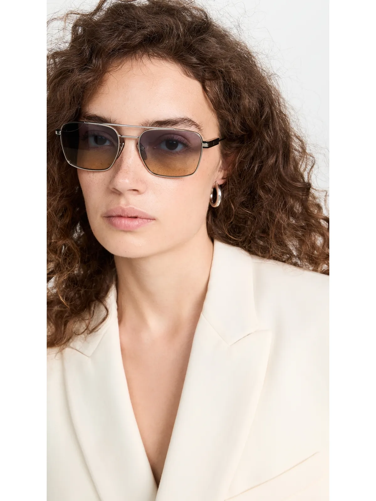 Prada 0PR 67ZS サングラス シルバー - 画像3