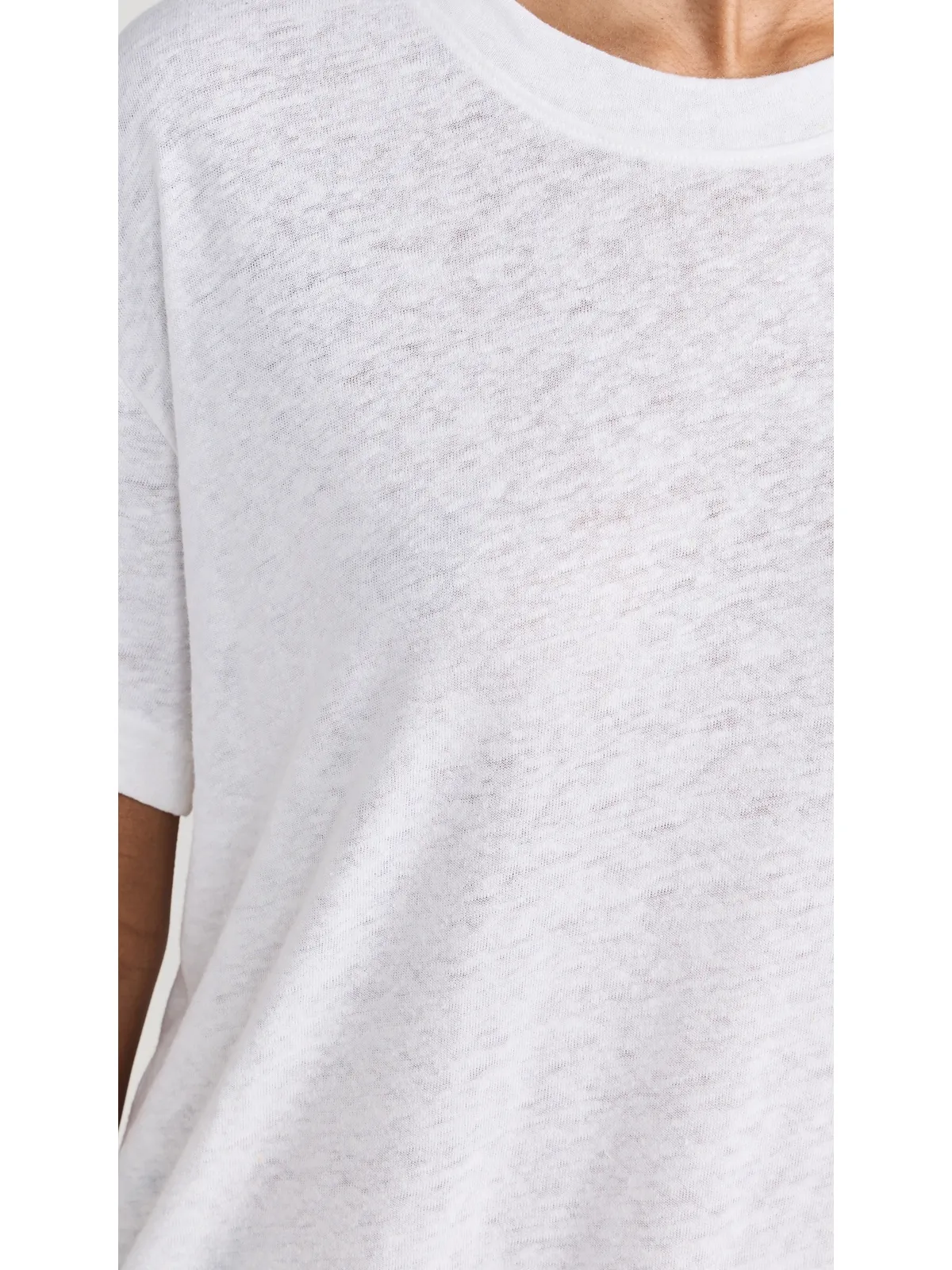 perfectwhitetee Faith リネンTシャツ ナチュラル - 画像6