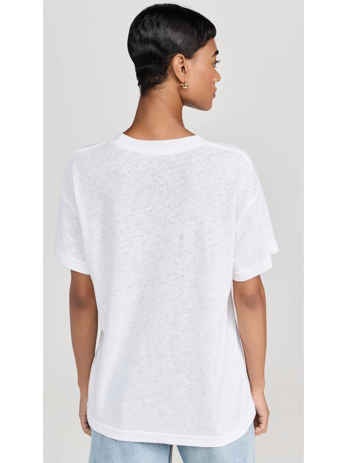 perfectwhitetee Faith リネンTシャツ ナチュラル - 画像3
