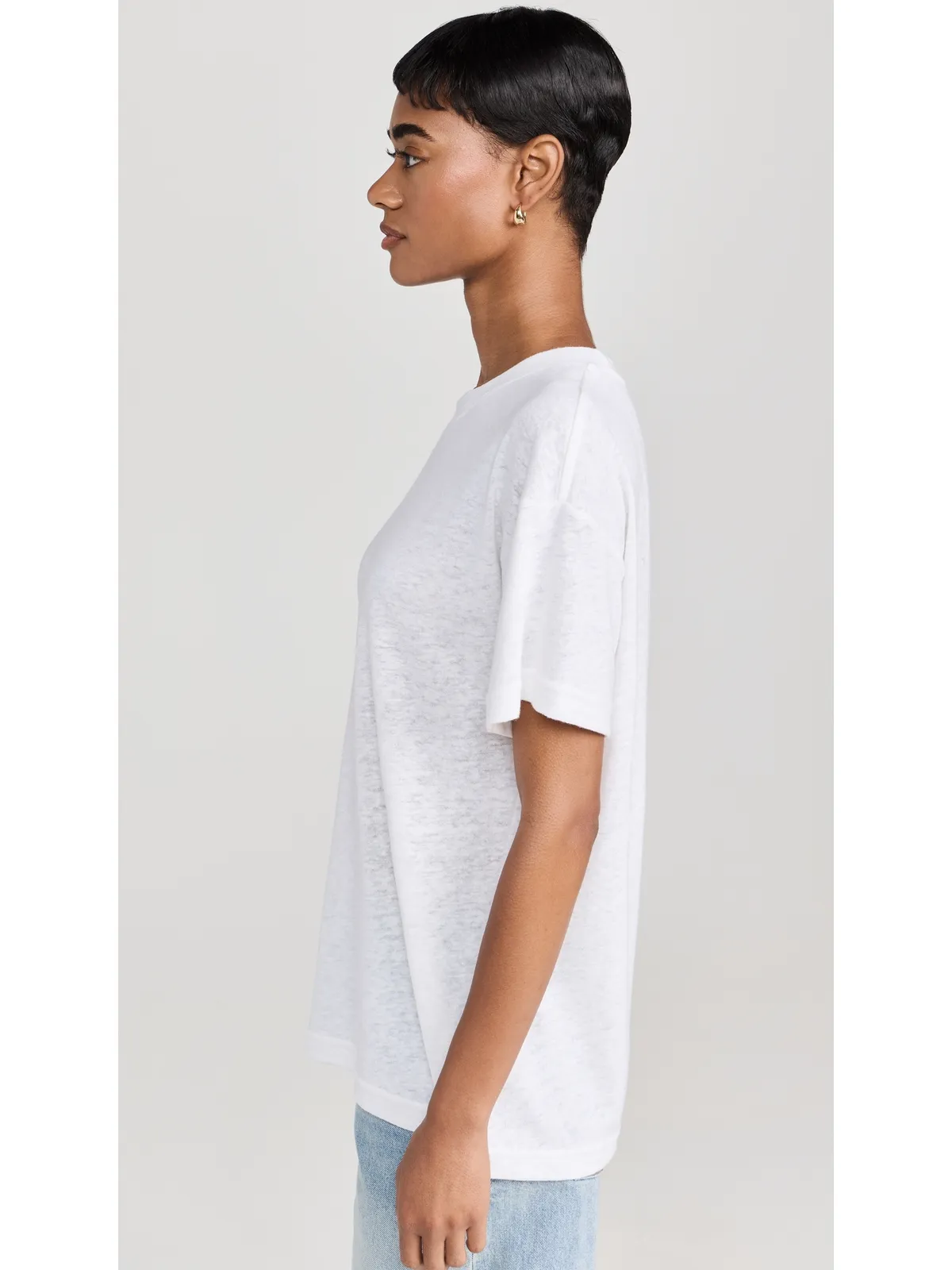 perfectwhitetee Faith リネンTシャツ ナチュラル - 画像4