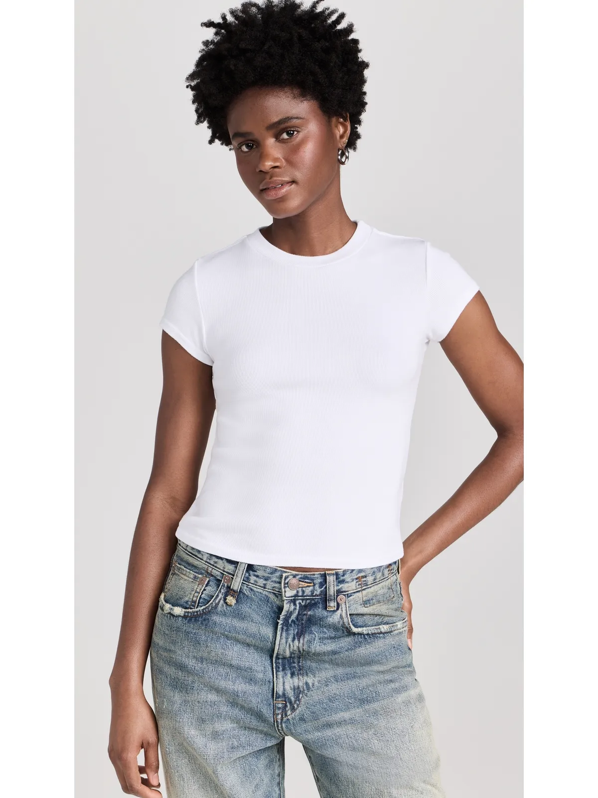 perfectwhitetee リブ編みベビーTシャツ - 画像2