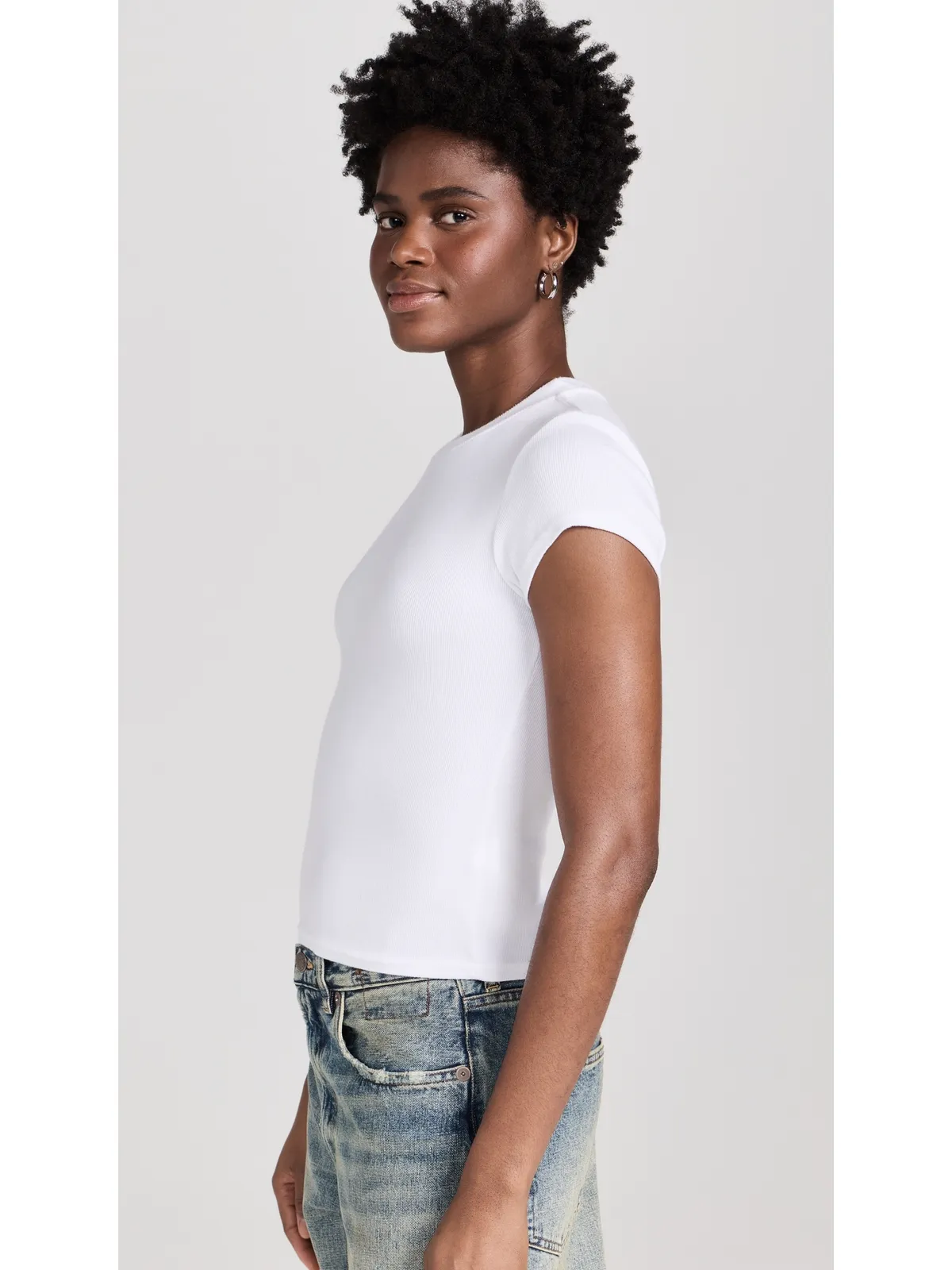 perfectwhitetee リブ編みベビーTシャツ - 画像4