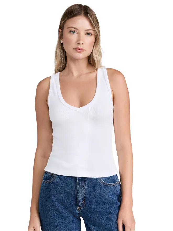 perfectwhitetee perfectwhitetee Vネック ブロンディ タンクトップの商品画像