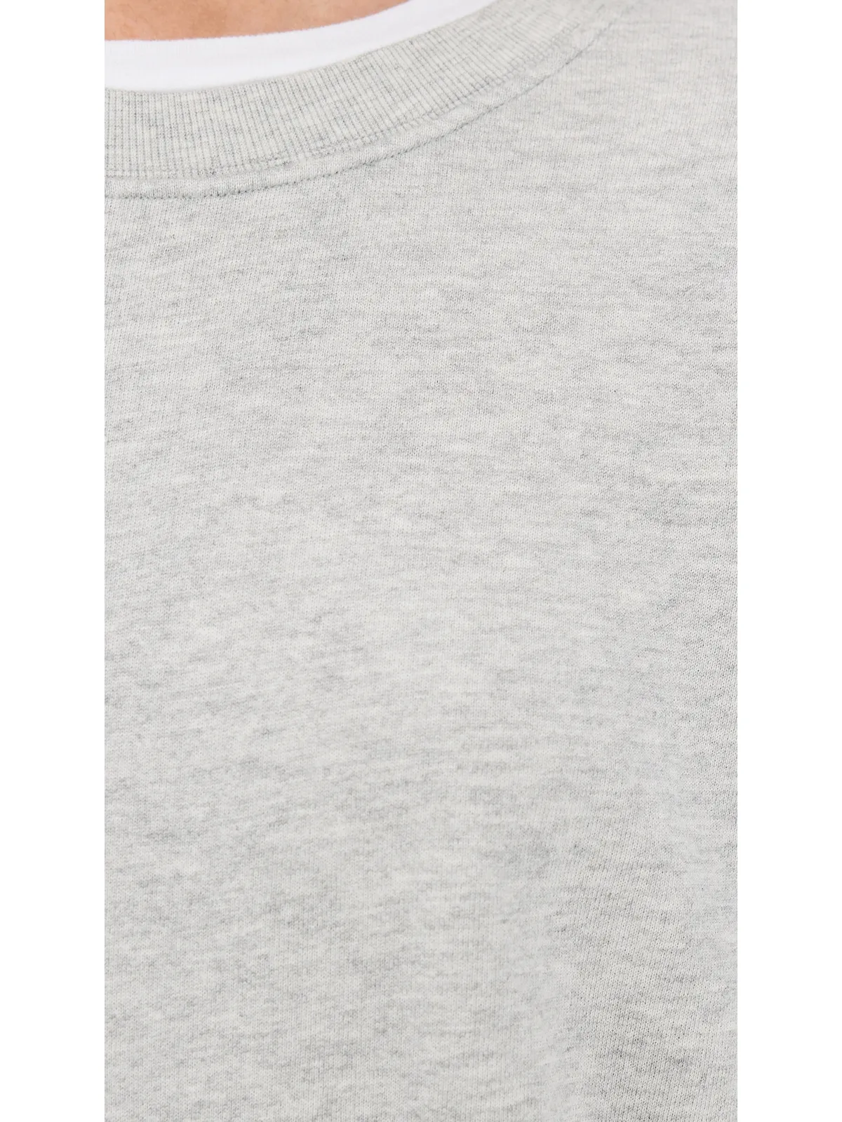 perfectwhitetee Tyler フレンチテリープルオーバースウェットシャツ ヘザーグレー - 画像6