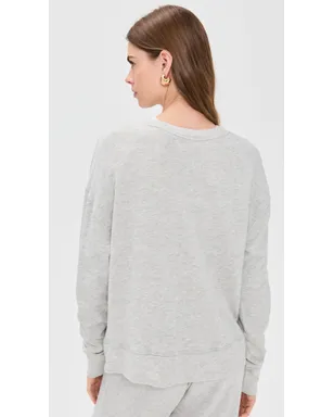 perfectwhitetee Tyler フレンチテリープルオーバースウェットシャツ ヘザーグレー - サムネイル3