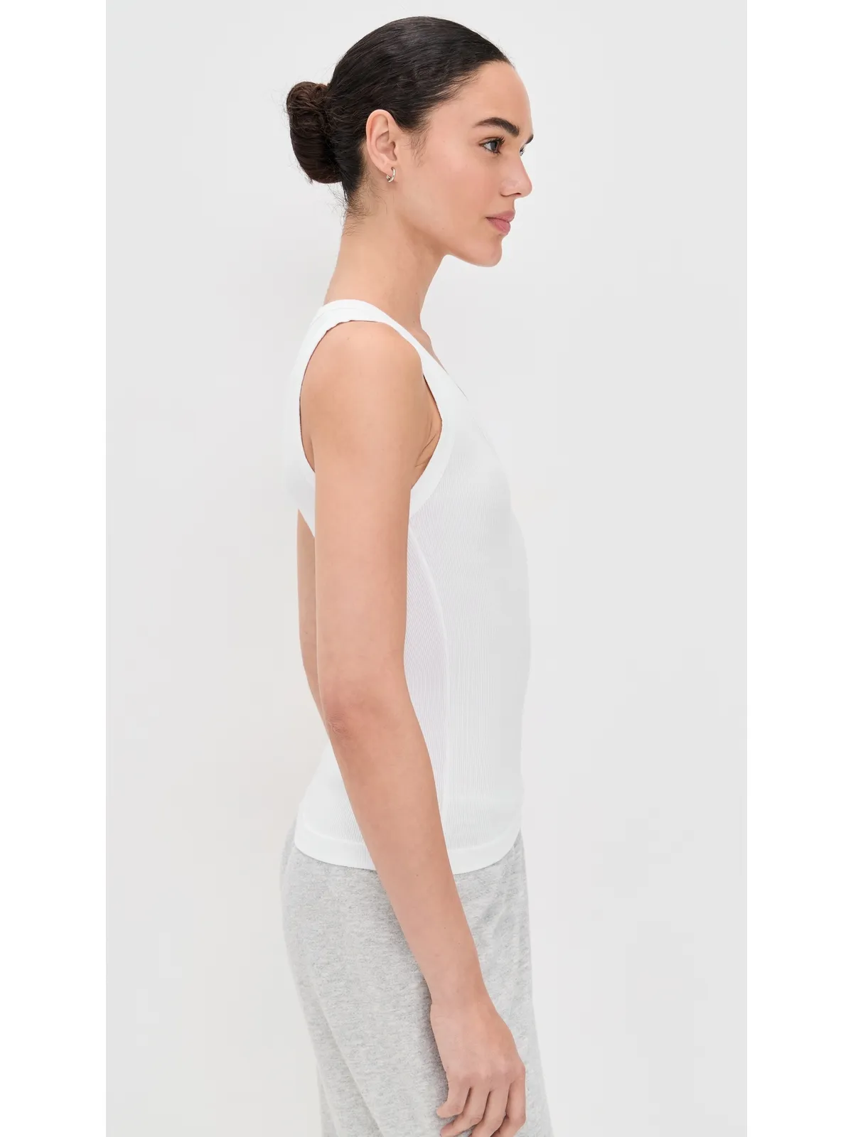 perfectwhitetee ジョーダン Uネック リブタンクトップ - 画像4
