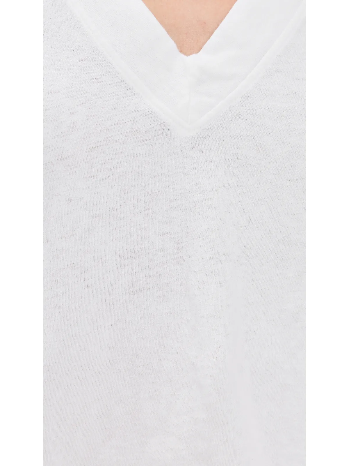 perfectwhitetee アラニス リサイクルコットン Vネック Tシャツ - 画像6
