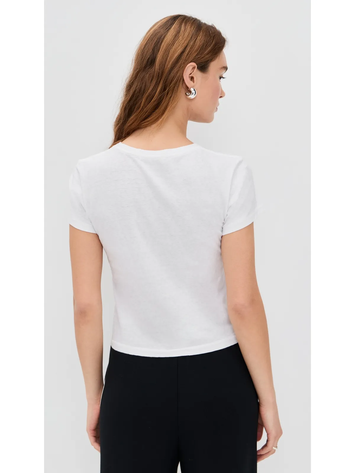 perfectwhitetee リサ リサイクルコットン スリム クルー ティー - 画像3