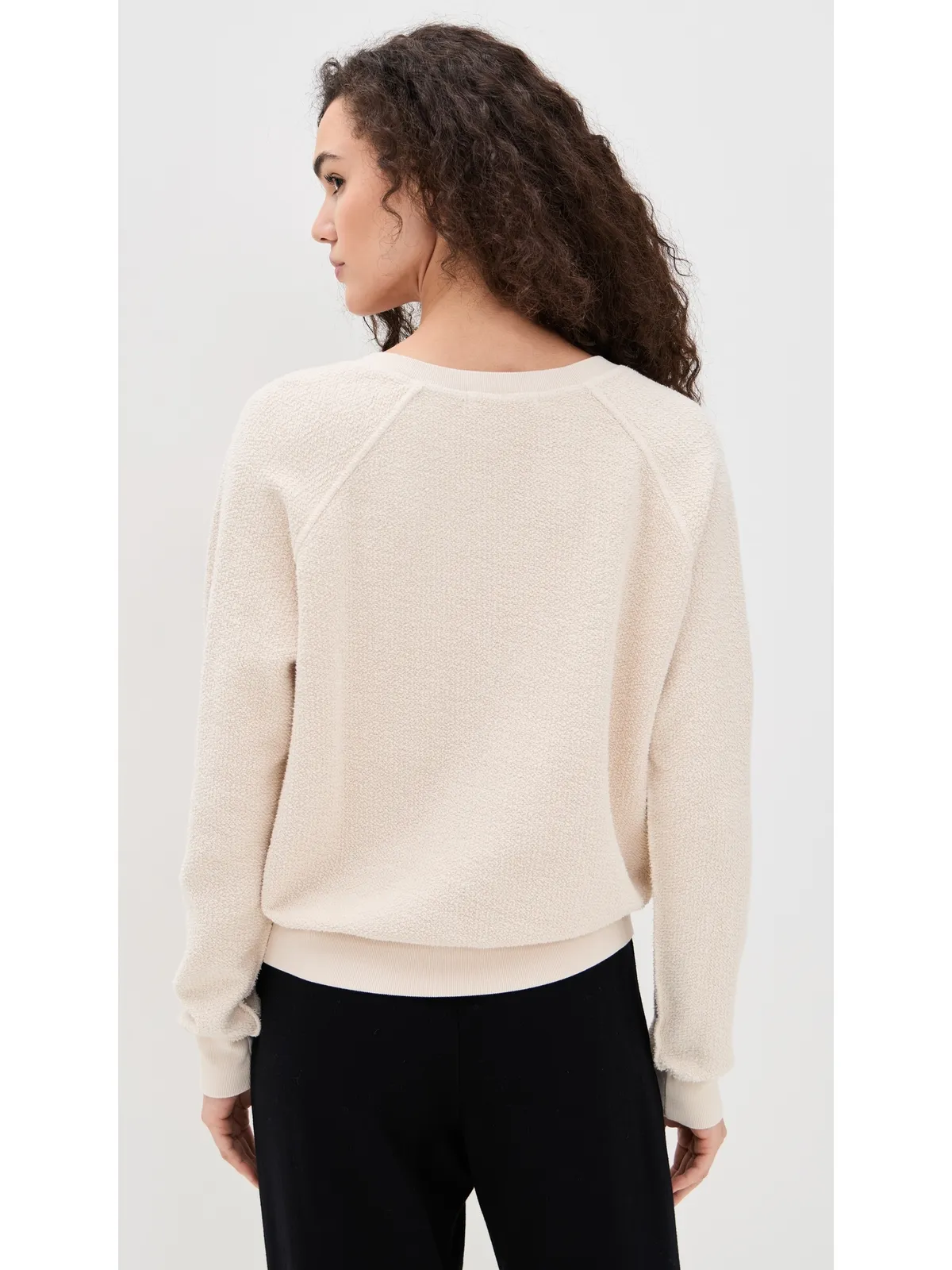 perfectwhitetee ZuriリバーシフリースVネックセーター - 画像3