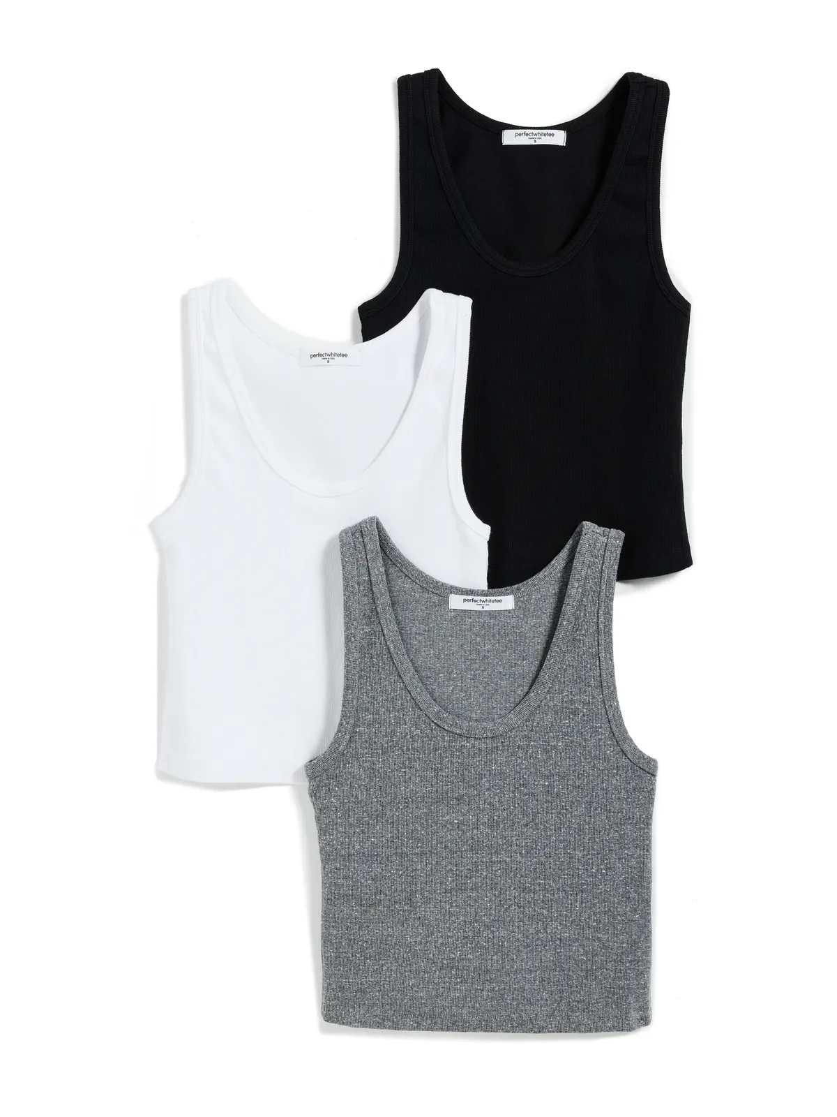 perfectwhitetee ブロンディー タンクトップ 3パック エッセンシャル - 画像2