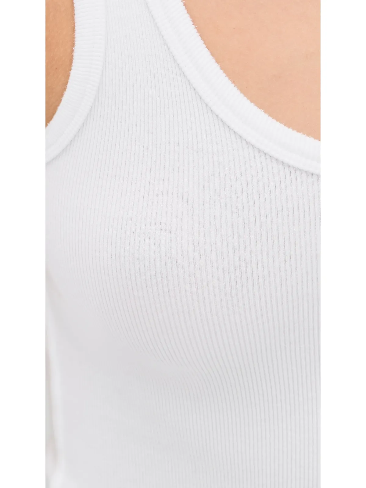 perfectwhitetee デイジー クロップド コットンリブ レイヤード タンクトップ - 画像6