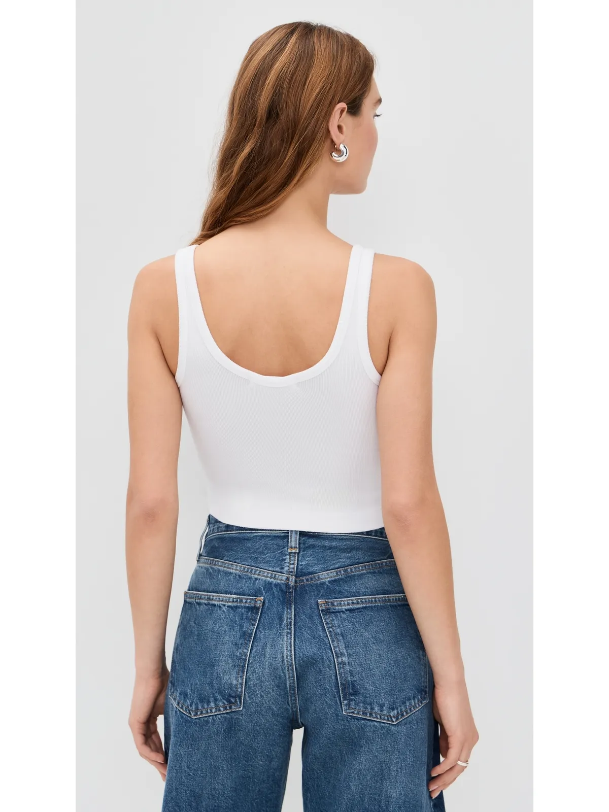 perfectwhitetee デイジー クロップド コットンリブ レイヤード タンクトップ - 画像3