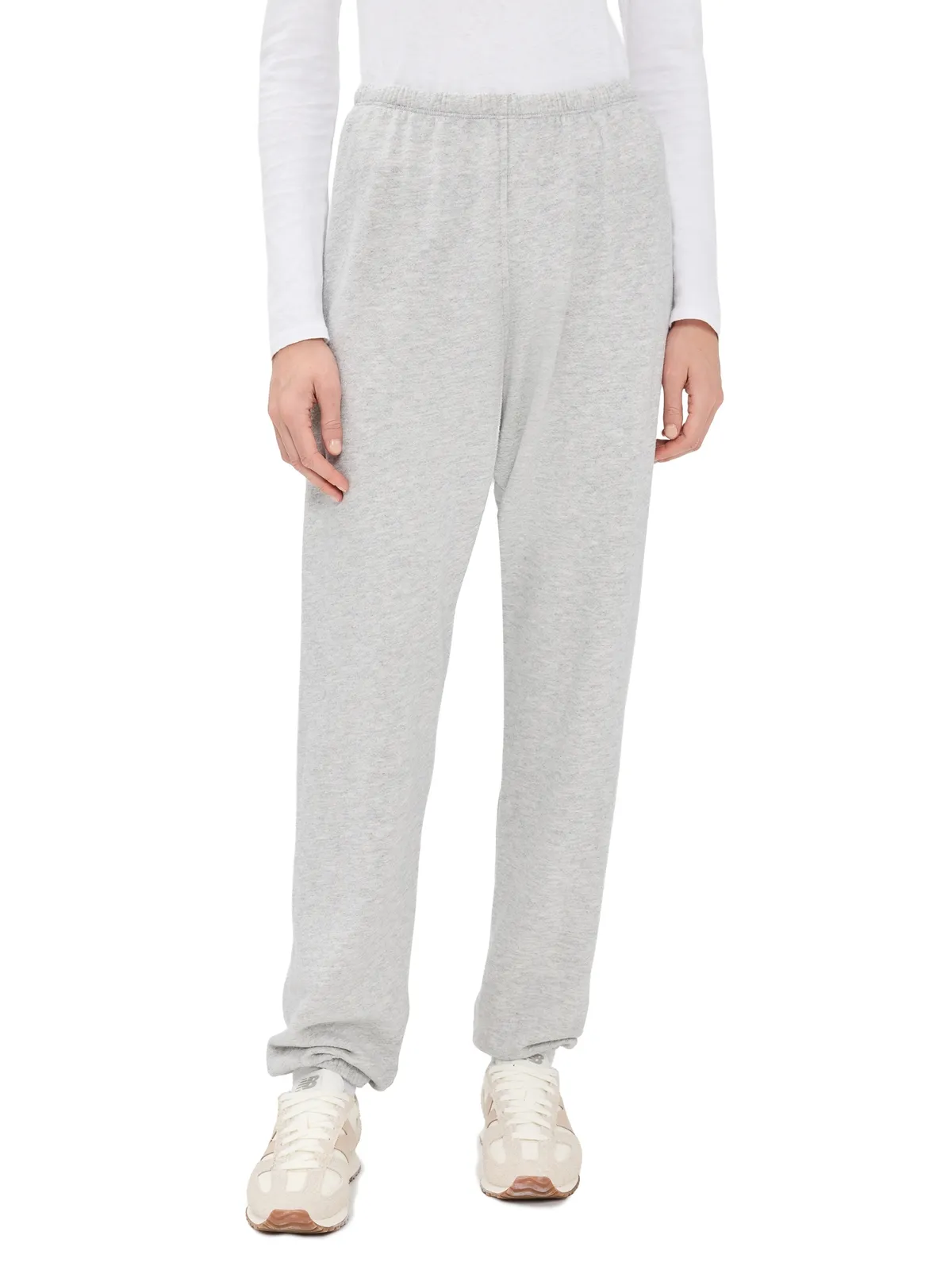 perfectwhitetee The Johnny French Terry Easy Sweatpants Heather Grey - 画像1