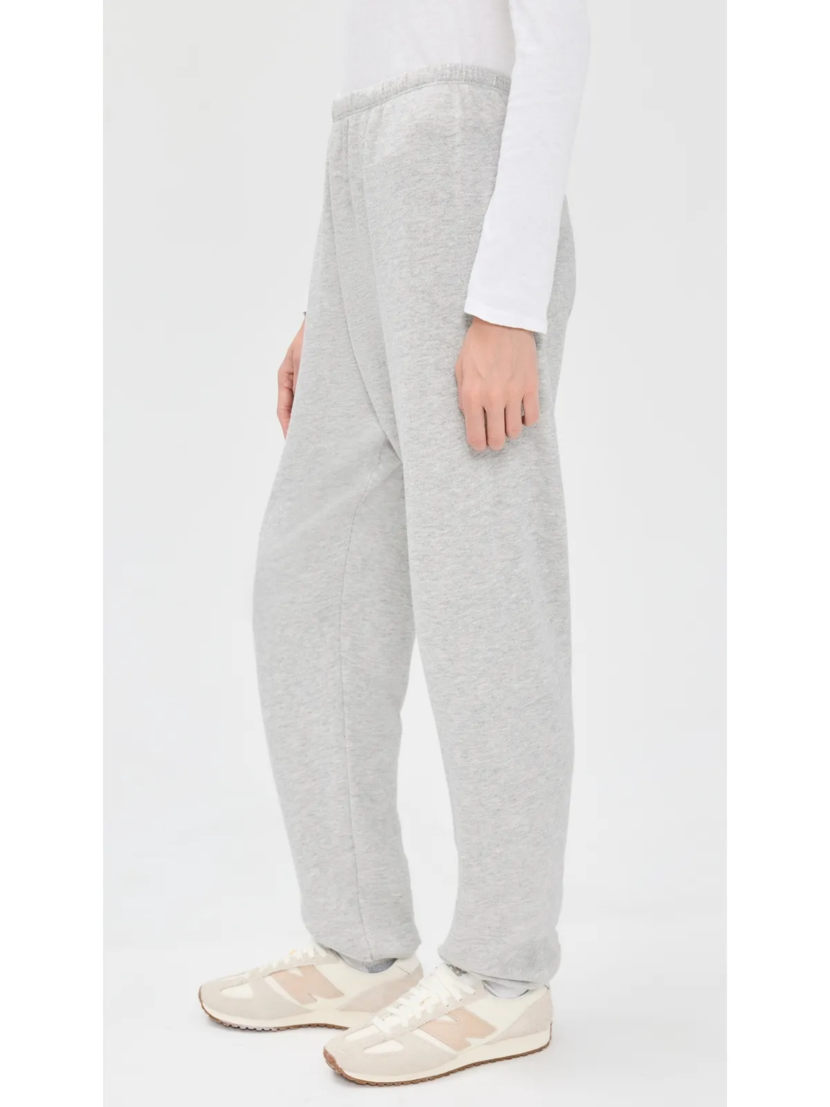 perfectwhitetee The Johnny French Terry Easy Sweatpants Heather Grey - 画像4