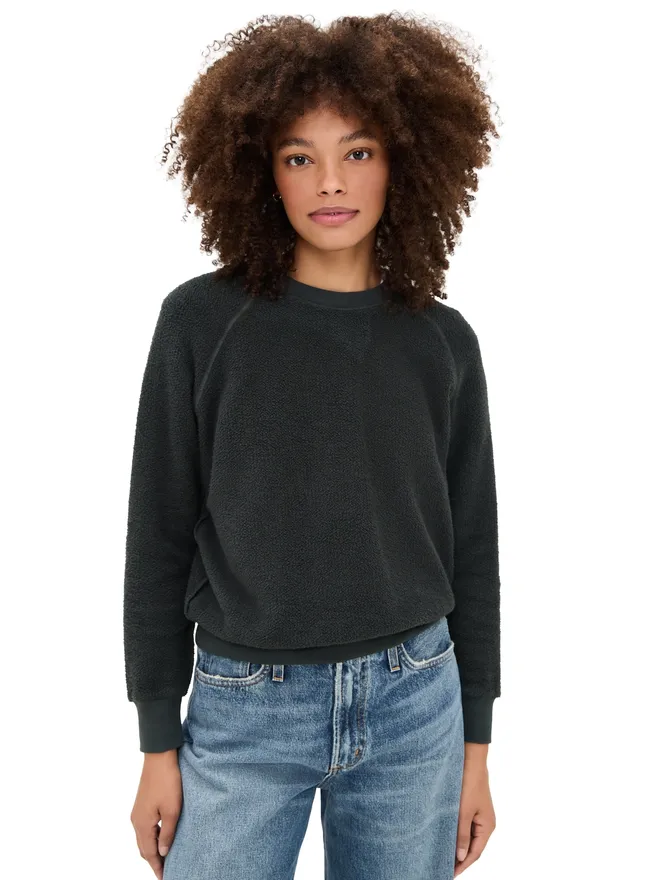 perfectwhitetee perfectwhitetee ザ・ジギー インサイドアウト フリース クルー ヴィンテージブラックの商品画像