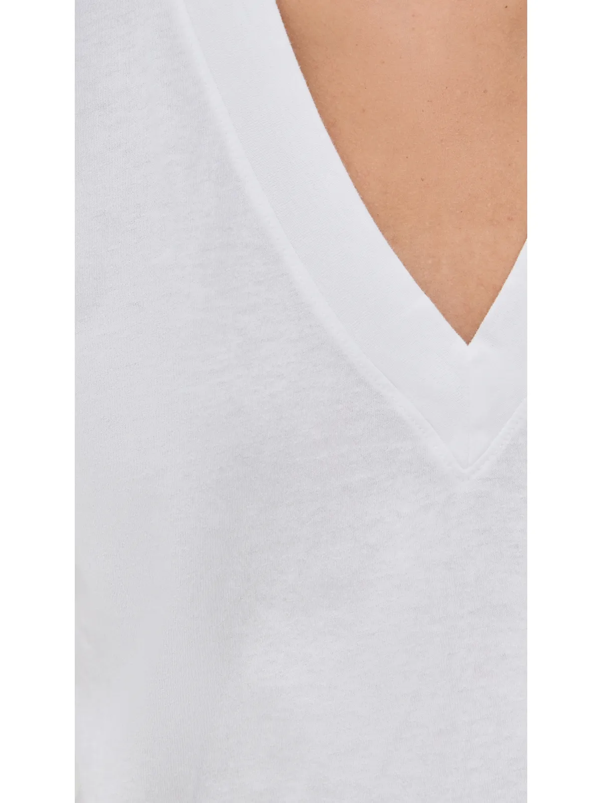 perfectwhitetee Margot コットン ノースリーブ Vネック Tシャツ - 画像6
