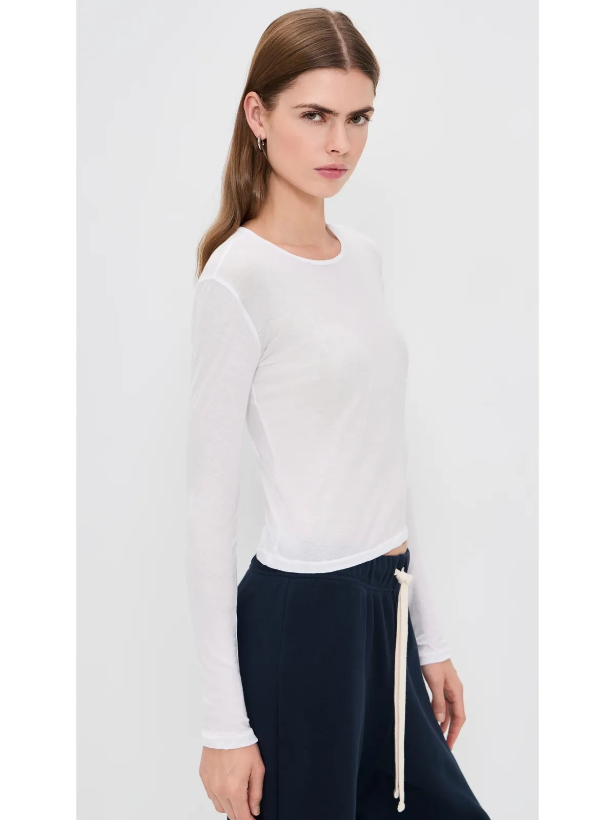 perfectwhitetee イナ フレンチジャージー ロングスリーブ ティー - 画像4