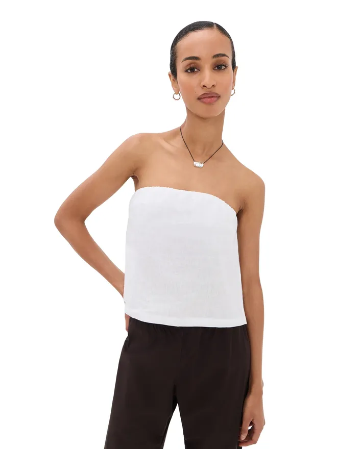 perfectwhitetee perfectwhitetee Gianna リネン チューブトップの商品画像
