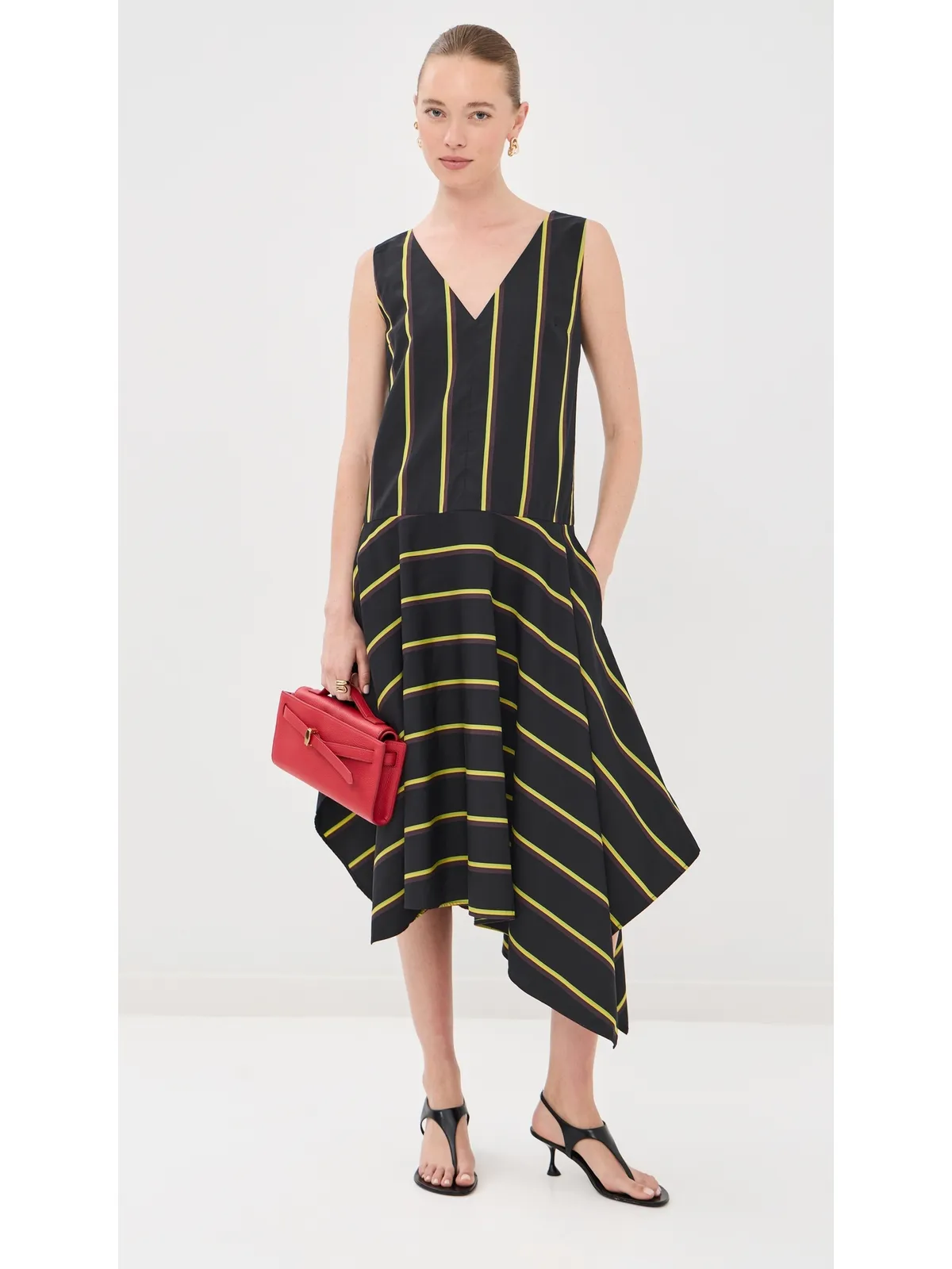 Proenza Schouler Beatriz Dress コットンシルクシャツィング - 画像6
