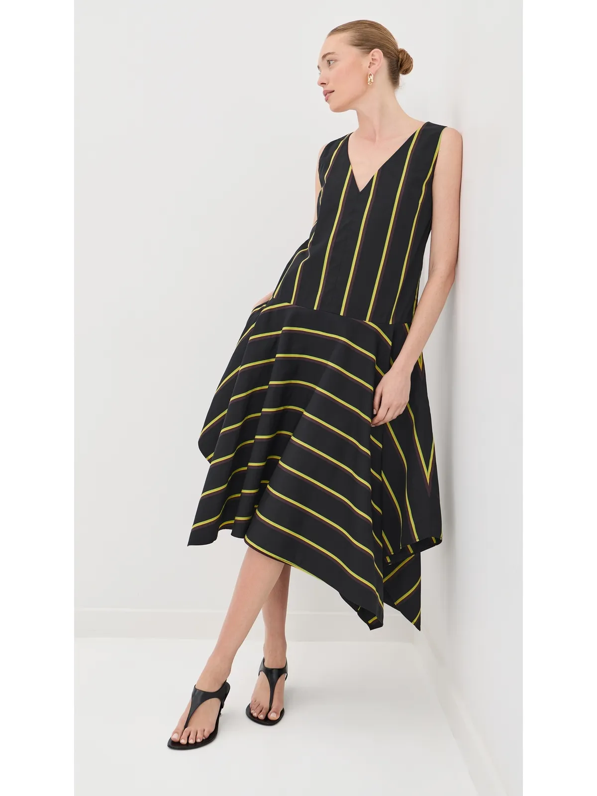 Proenza Schouler Beatriz Dress コットンシルクシャツィング - 画像2