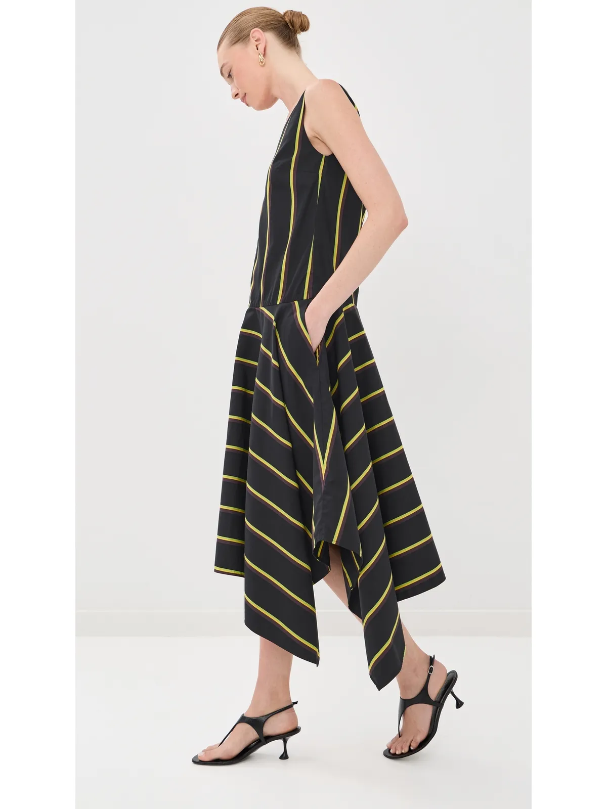 Proenza Schouler Beatriz Dress コットンシルクシャツィング - 画像4