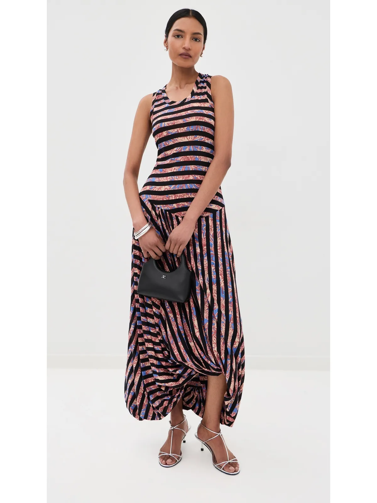 Proenza Schouler Nour プリント ティッシュジャージードレス - 画像5