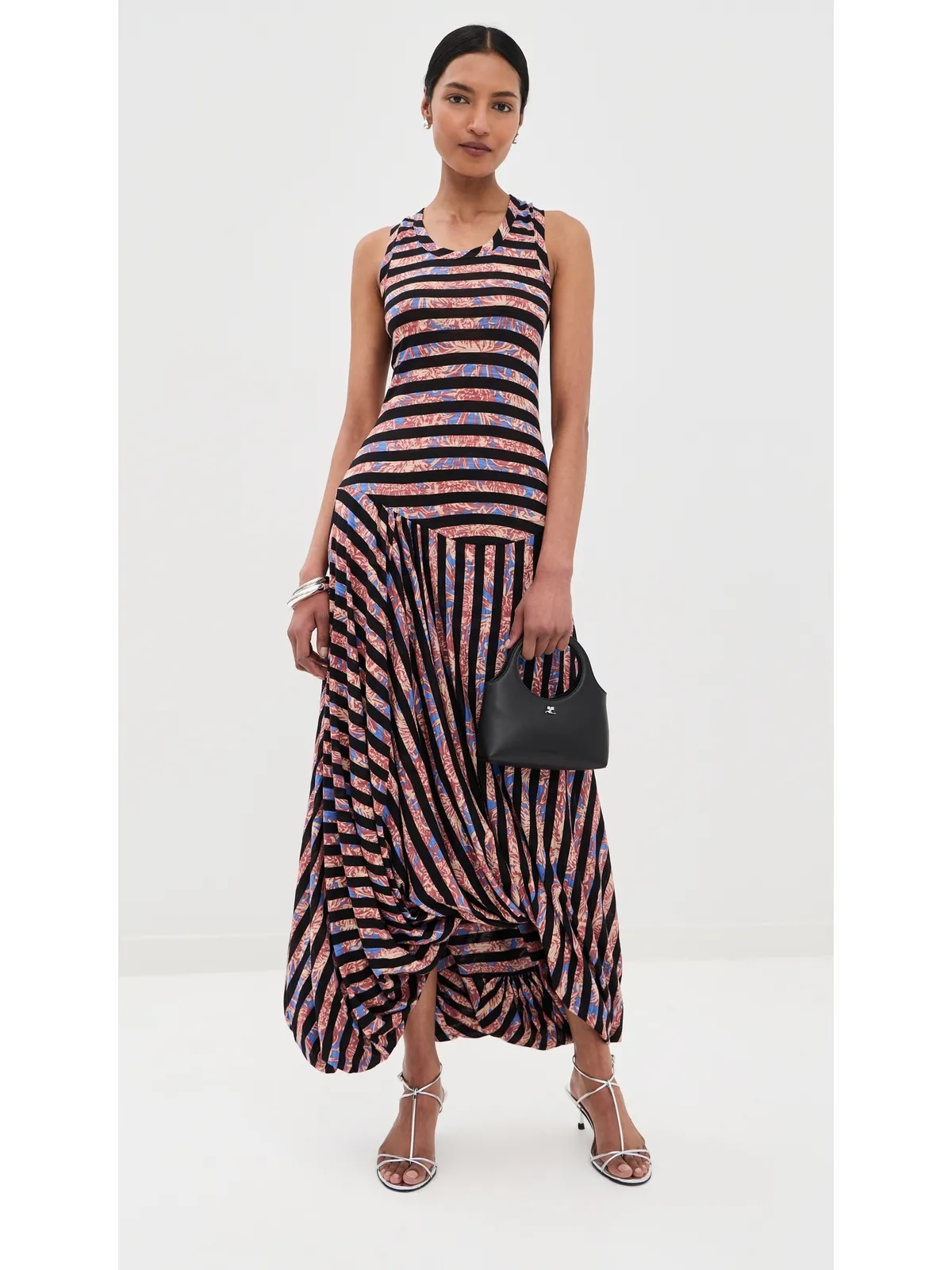 Proenza Schouler Nour プリント ティッシュジャージードレス - 画像2