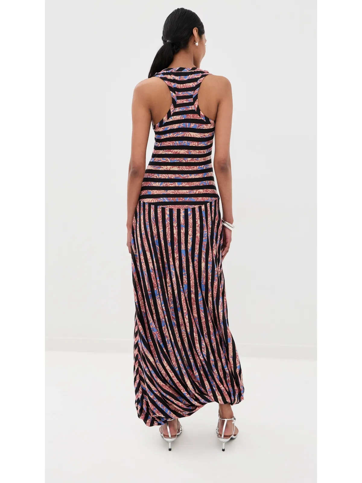 Proenza Schouler Nour プリント ティッシュジャージードレス - 画像3