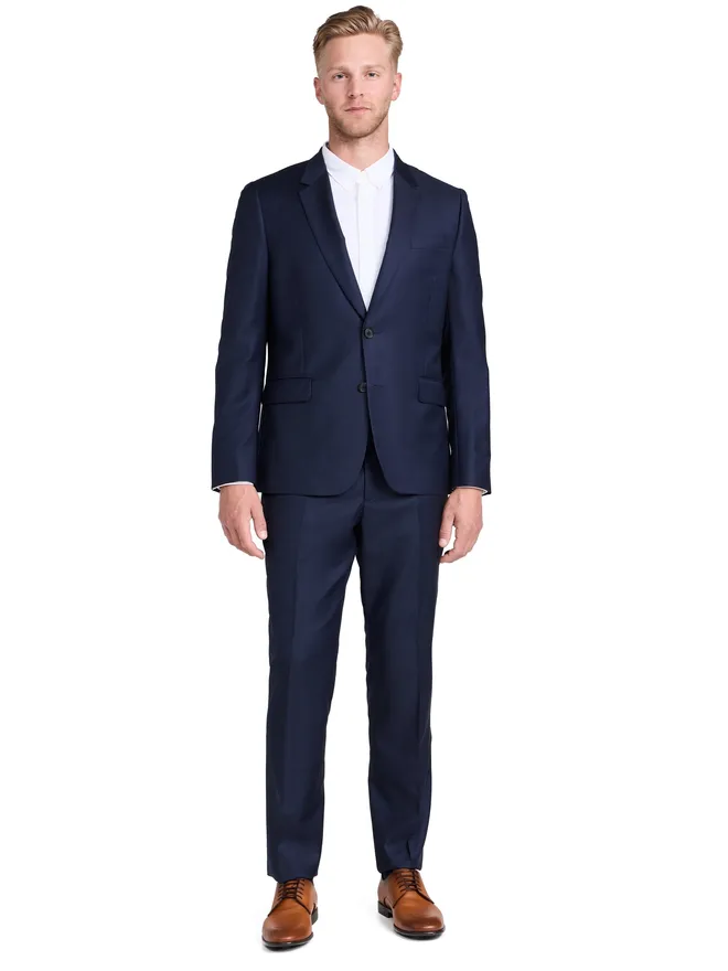 Paul Smith Paul Smith テーラードフィット 2ボタン スーツ ダークネイビーの商品画像