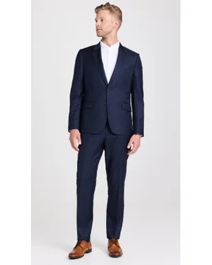 Paul Smith テーラードフィット 2ボタン スーツ ダークネイビー - サムネイル5