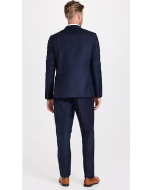 Paul Smith テーラードフィット 2ボタン スーツ ダークネイビー - サムネイル3
