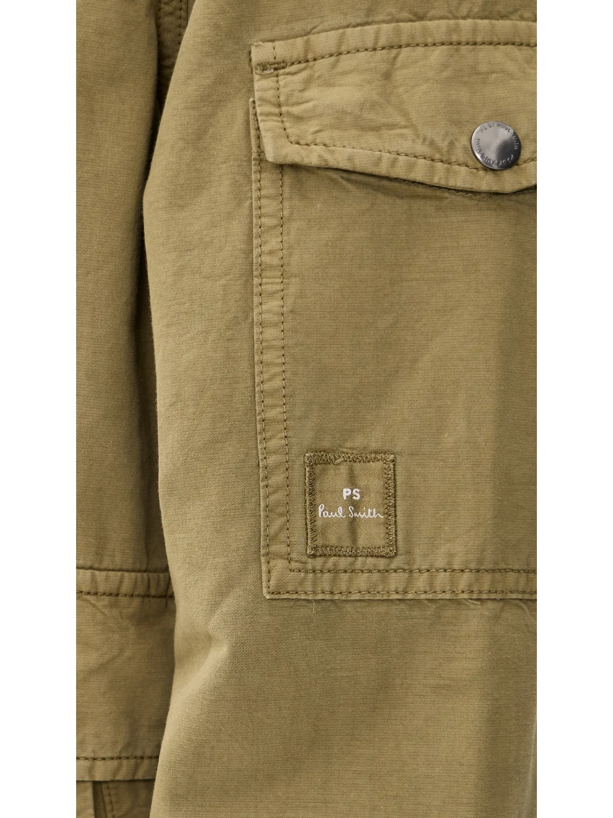 PS Paul Smith シャツジャケット オリーブグリーン - 画像6