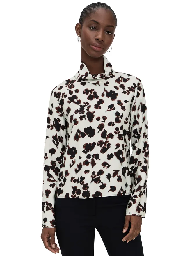 Proenza Schouler White Label Proenza Schouler White Label アンセルトップ プリント ソフトツイル アクアフローラルの商品画像