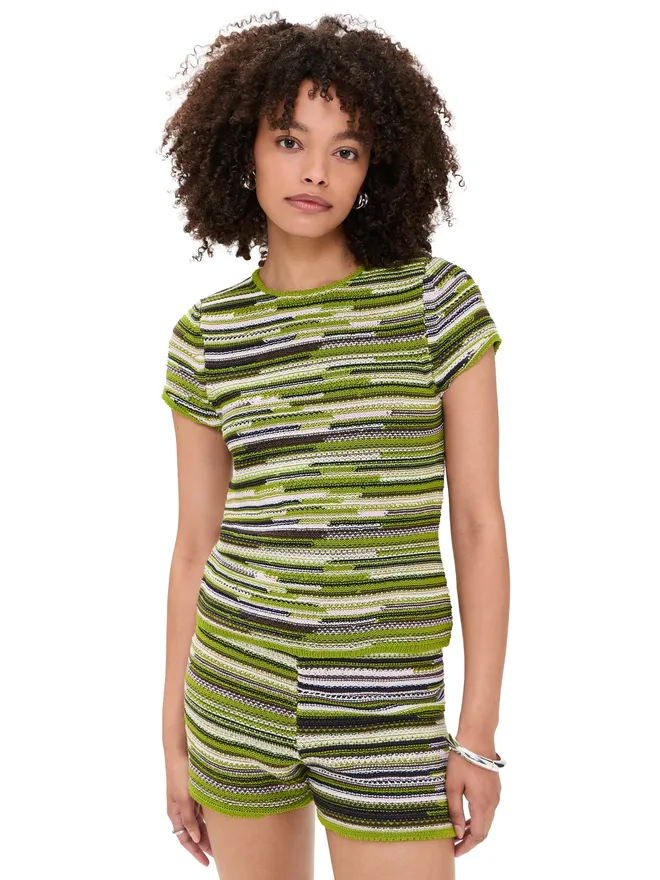 Proenza Schouler White Label Proenza Schouler White Label ベヤ ニットTシャツ Apple Multiの商品画像