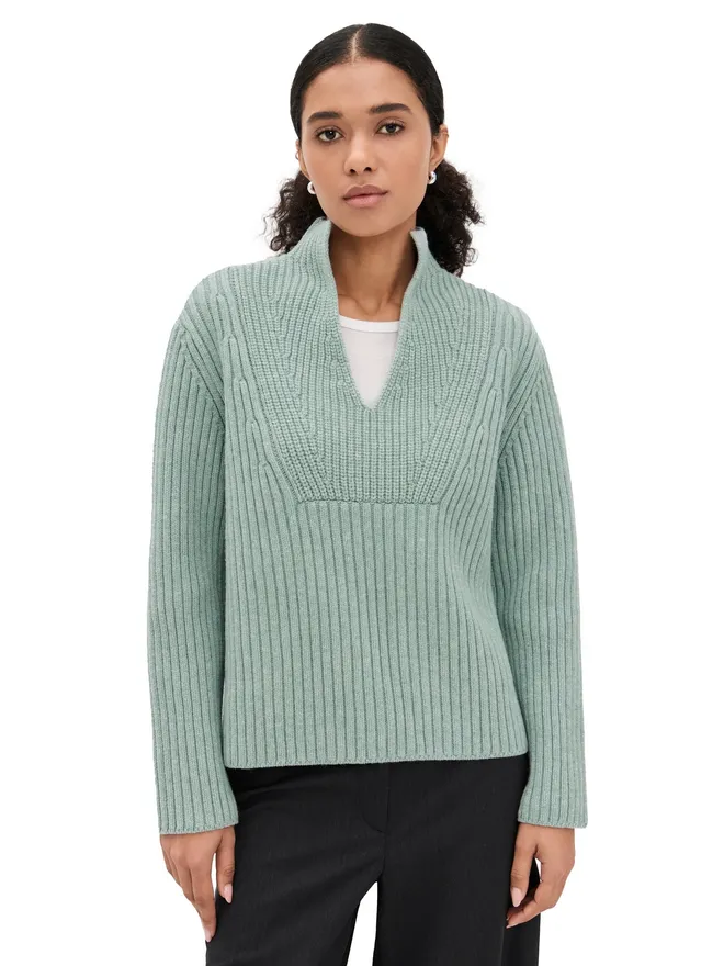 Proenza Schouler White Label Proenza Schouler White Label Meronセーター メランジメリノ Sea Glass Melangeの商品画像