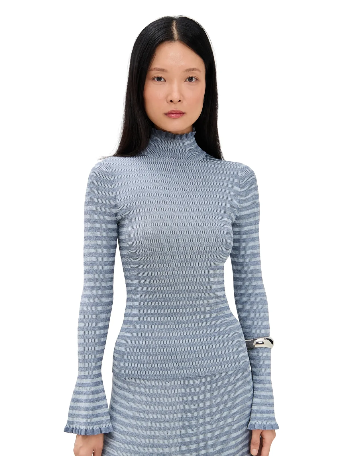 Proenza Schouler White Label Phyllis Geo Knits タートルネック - 画像1