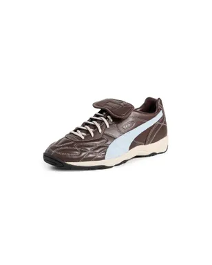 PUMA キング インドア ミックス スニーカー チョコレートブラウン/シルバースカイ - サムネイル1