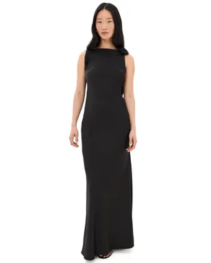 Runaway the Label Zurina Maxi Dress Black - サムネイル1