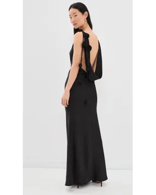 Runaway the Label Zurina Maxi Dress Black - サムネイル2