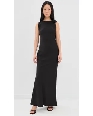 Runaway the Label Zurina Maxi Dress Black - サムネイル3