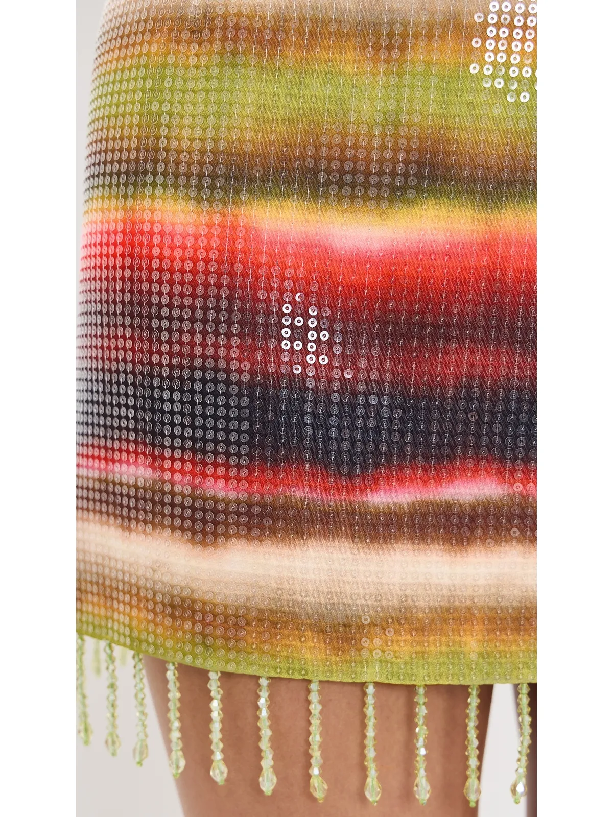 Runaway the Label Martini Sequin Miniskirt Anabell Red - 画像6