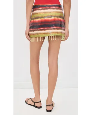 Runaway the Label Martini Sequin Miniskirt Anabell Red - サムネイル3