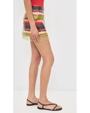 Runaway the Label Martini Sequin Miniskirt Anabell Red - サムネイル4